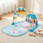 Baby Music Play Gym with Piano– Interactive Sensory Activity Mat (0–24 Months)
