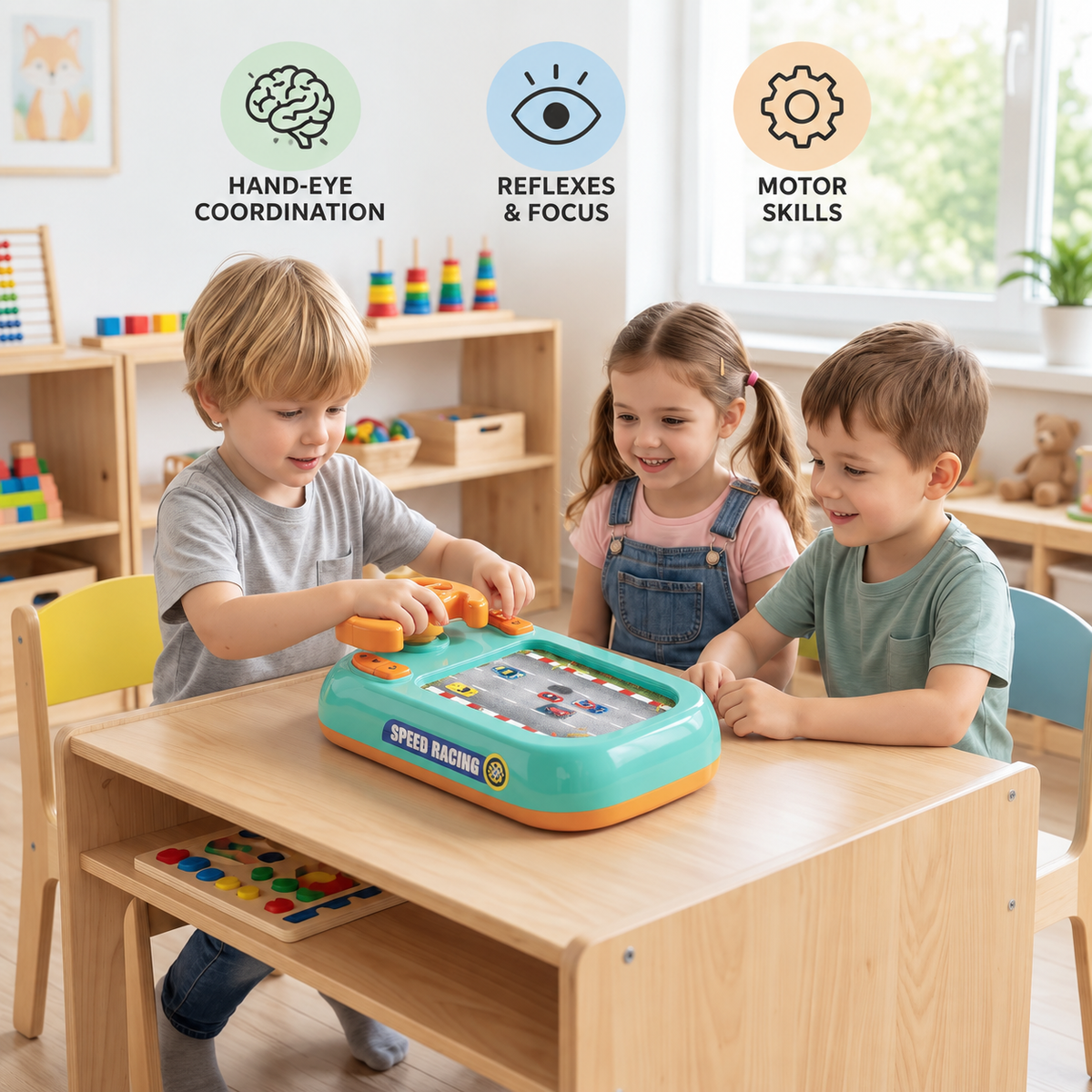 Adventure racing game box for children