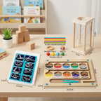 3-piece Montessori Learning & Puzzle Activity Set for Kids