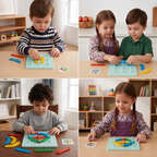 Educational Magnetic Letter & Number Building Set