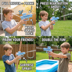 Double-Sided Prank Water Gun for Kids – Mini Water Fun Toy