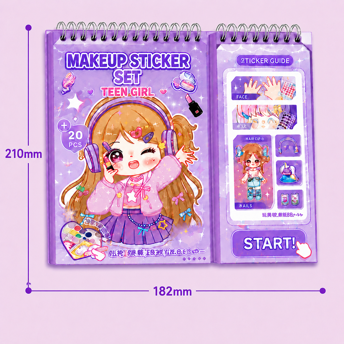 Princess Dress-Up Sticker Activity Book