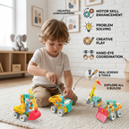 9-in-1 STEM Construction Vehicle Building Kit