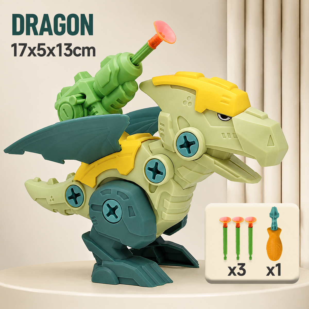 DIY Build & Transform Dinosaur Egg Toy