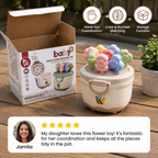 Montessori Flower Pot Color & Number Matching Learning Game