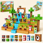 100-Piece Magnetic Building Cube Set – Montessori STEM Construction Toy for Kids