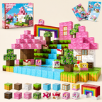 100-Piece Magnetic Building Cube Set – Montessori STEM Construction Toy for Kids