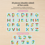 Educational Magnetic Letter & Number Building Set