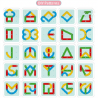 Educational Magnetic Letter & Number Building Set