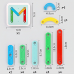 Educational Magnetic Letter & Number Building Set