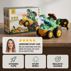 Remote Control Crocodile Stunt Car – Lights, Spray & Sound Effects