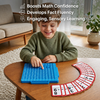 Math Learning Cards Set with Calculation Board – Addition, Subtraction, Multiplication & Division