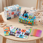 Montessori Magic Tissue Box – Sensory Learning Toy for Babies