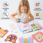 Kids Scissor Skills Activity Book – Safe Cutting Practice with Safety Scissors
