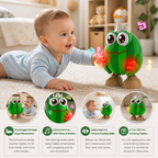 Dancing Watermelon Head-Up Tummy Time Toy with Lights & Music