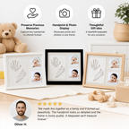 DIY Kids Handprint Keepsake Frame Kit – Hand Impression & Photo Display