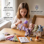 Fairy DIY Sewing Kit for Kids – Make Enchanting Fairy Dolls with Fabric, Accessories & Instructions