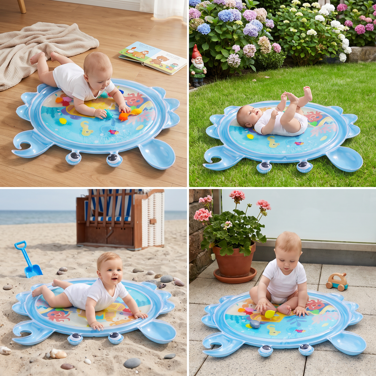 2in1 Interactive Tummy Time Toy & Play Mat