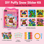 DIY Clay Sticker Art & Craft Kit for Kids