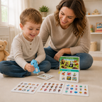 Interactive Dinosaur Talking Flash Cards & Stickers – Montessori Phonics & Sight Words Learning Set