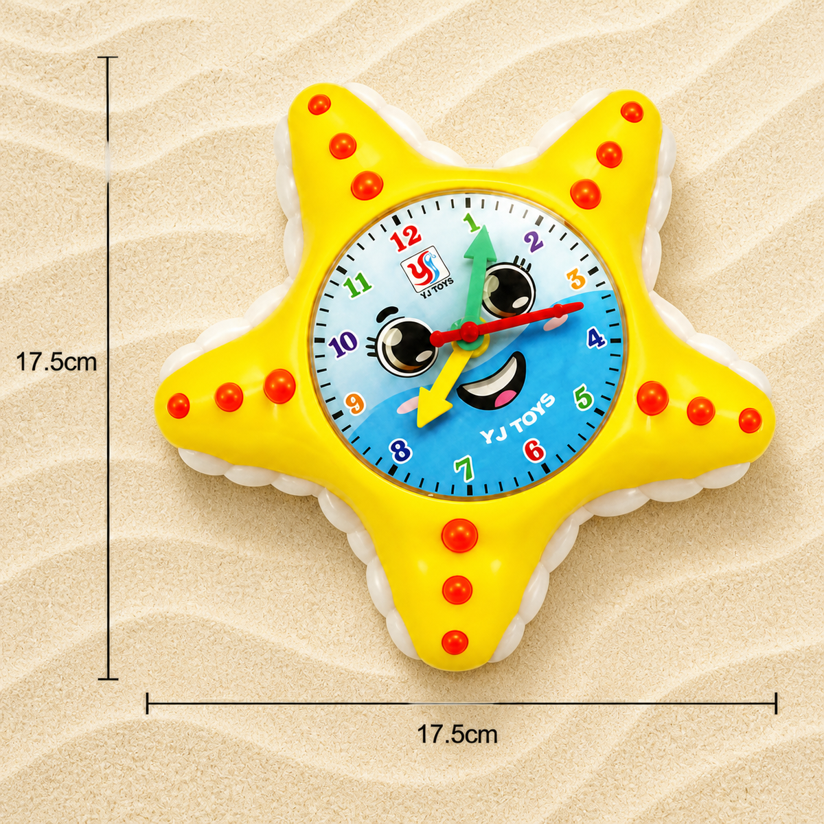 Starfish Clock Learning Toy – Interactive Time Teaching Toy for Kids