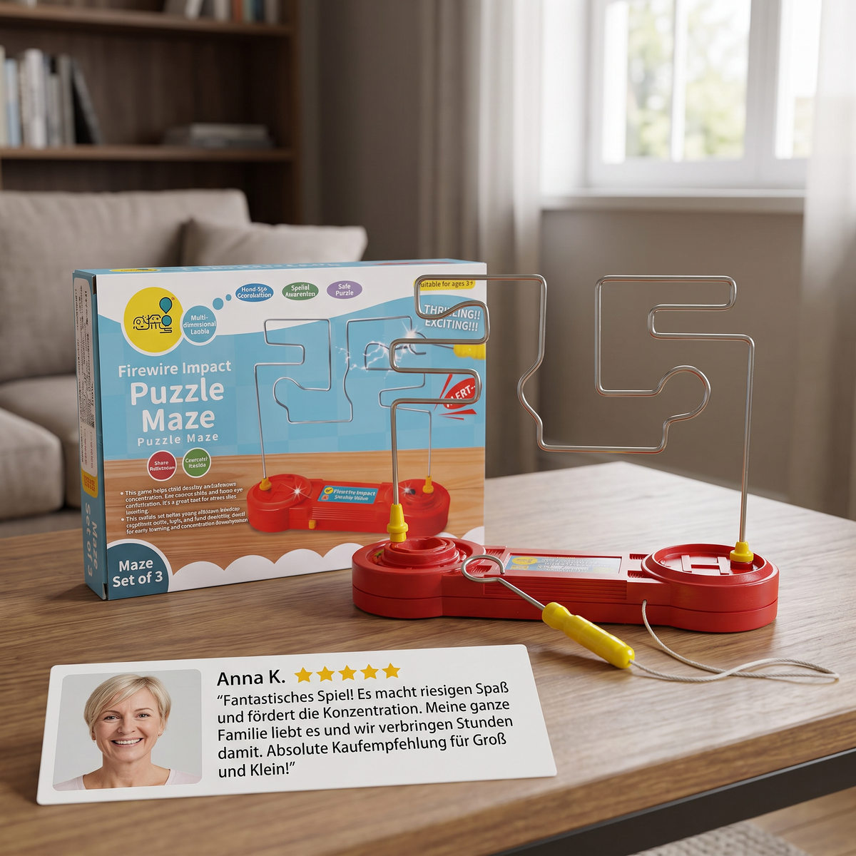 Buzz Wire Steady Hand Game