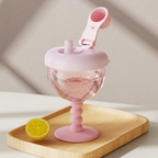 Spill-Proof Baby Straw Training Cup