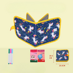 Portable reusable drawing book for children