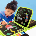 Portable reusable drawing book for children