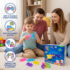 Magical gummy blocks, soft building blocks for children