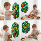 Felt Fruit Tree Activity Board – Montessori Learning Toy