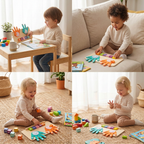 Wooden Finger Counting Board