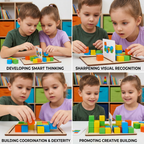 3D Color Match Building Blocks Puzzle Game