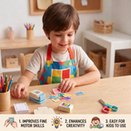 DIY Postage Stamp Paper Punch for Kids’ Arts & Crafts