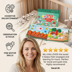 Montessori Reusable Sticker Book for Kids – Learning & Activity Busy Book