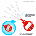 32-Hole Bubble Wand – Giant Bubble Maker for Kids