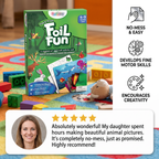 DIY Foil Art Kit – No-Mess Animal Crafts for Kids