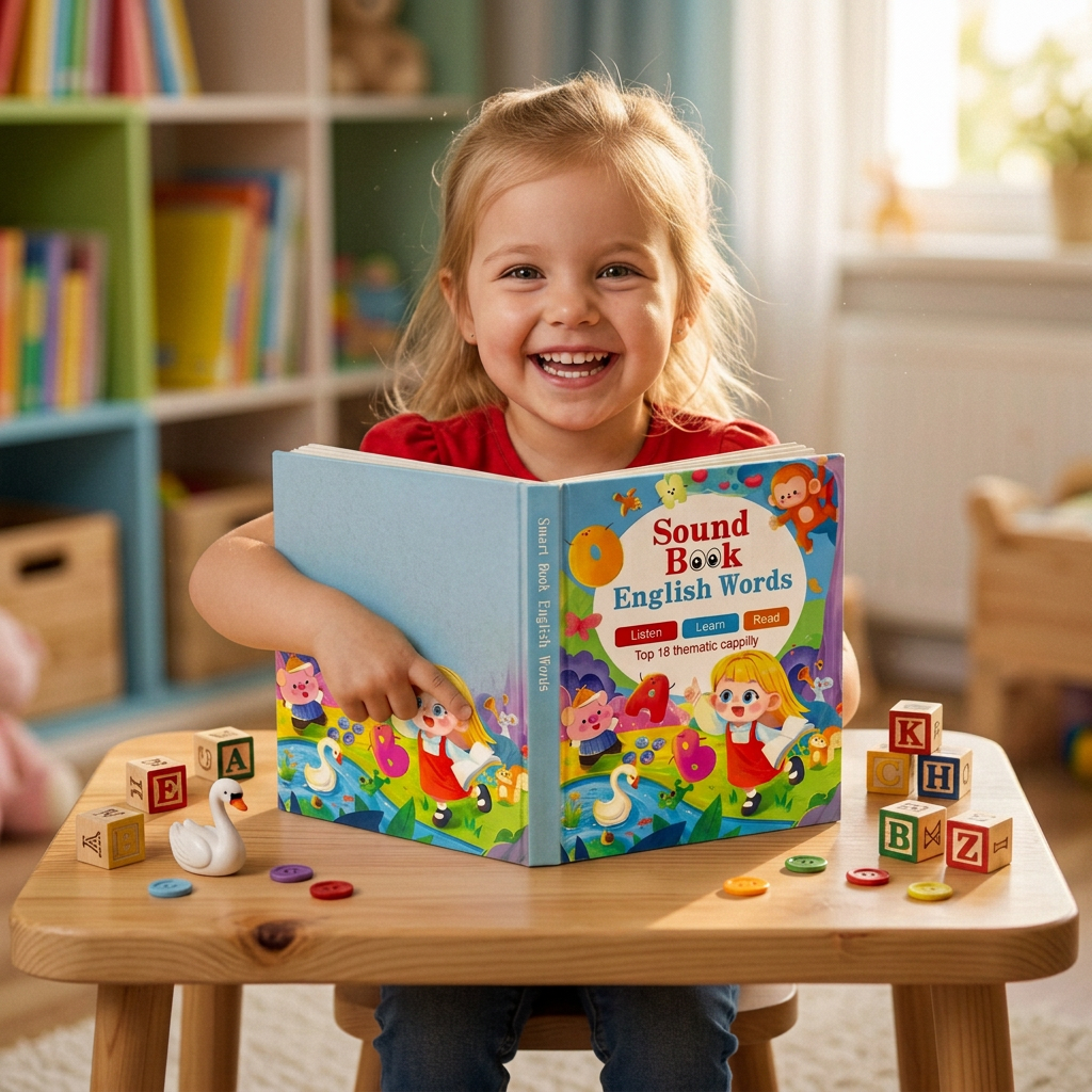 Interactive English Sound Book for Kids - Tap & Listen - Fun & Easy Early Learning