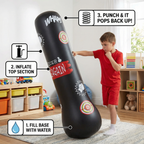 Inflatable Kids Punch Bag with Water Base