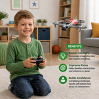 2-in-1 Remote Control Fighter Jet & Drone Toy