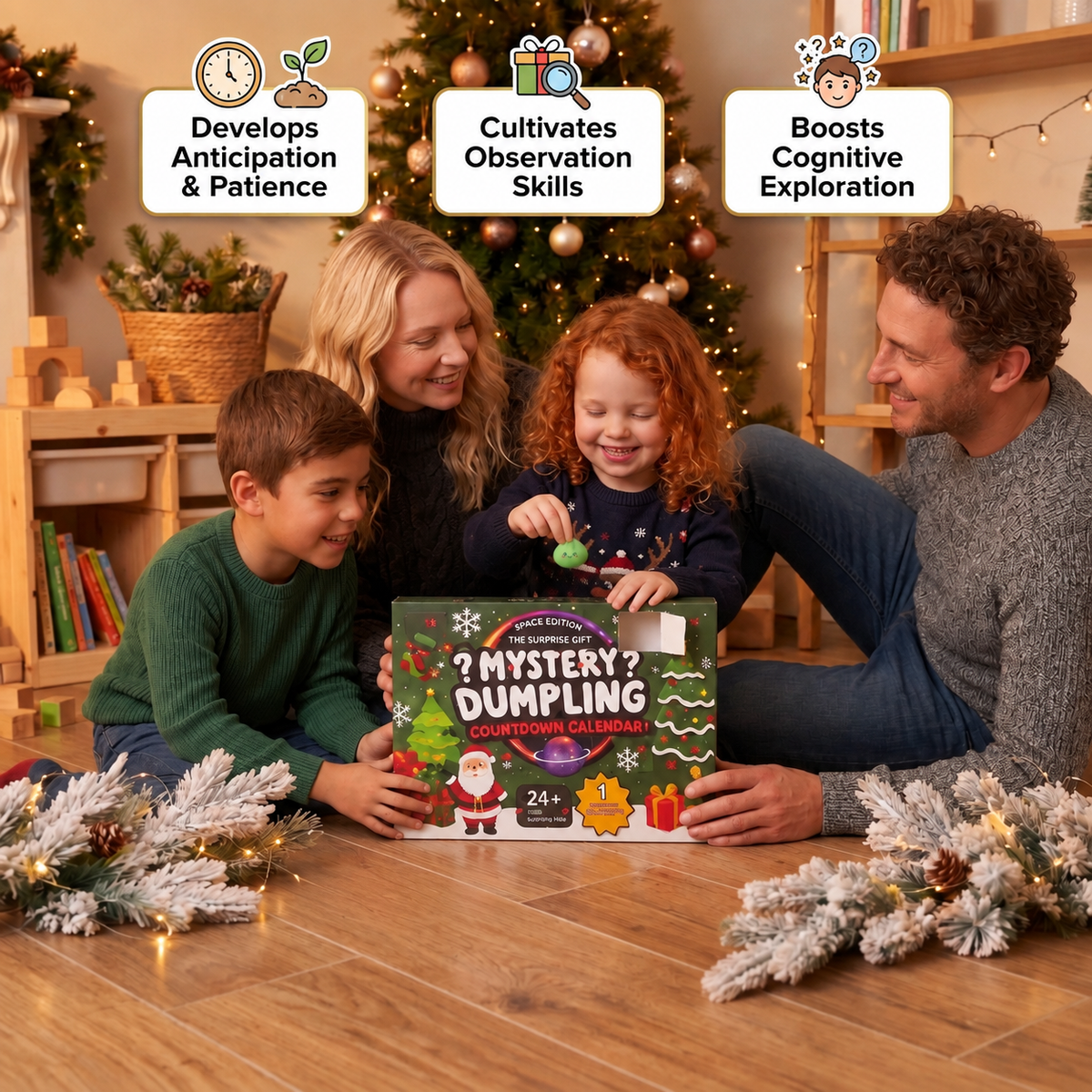 Christmas Squishy Advent Calendar for Kids