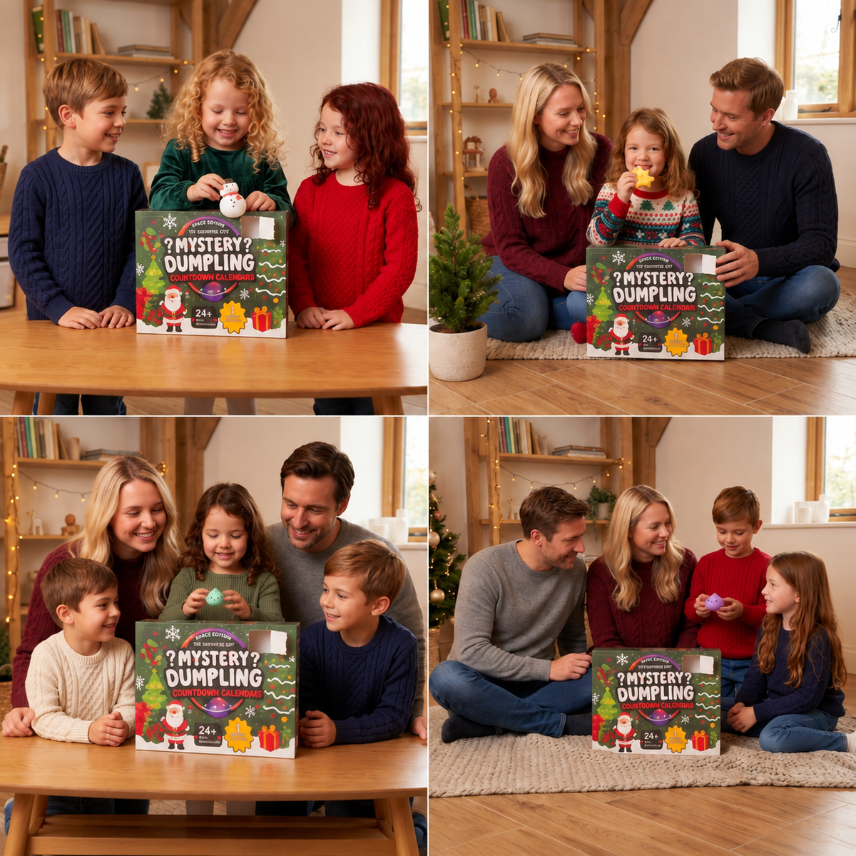 Christmas Squishy Advent Calendar for Kids