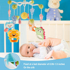 Baby crib music mobile rattle toy