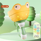 Flying propeller toy with string starter