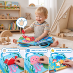 Montessori Ocean Animals Sensory Busy Book