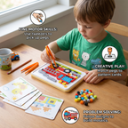 Montessori Learning Peg Mosaic Board