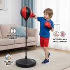 Kids Boxing Set with Standing Punching Bag & Gloves – Adjustable Height Training Set for Ages 3–8