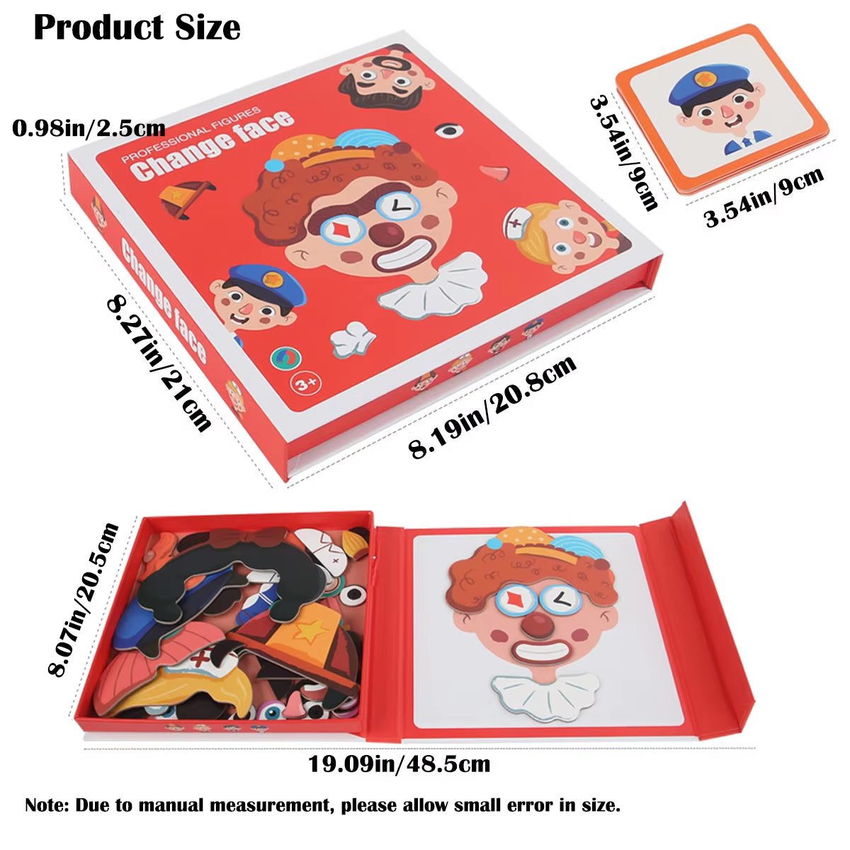Educational facial expression learning puzzle for children